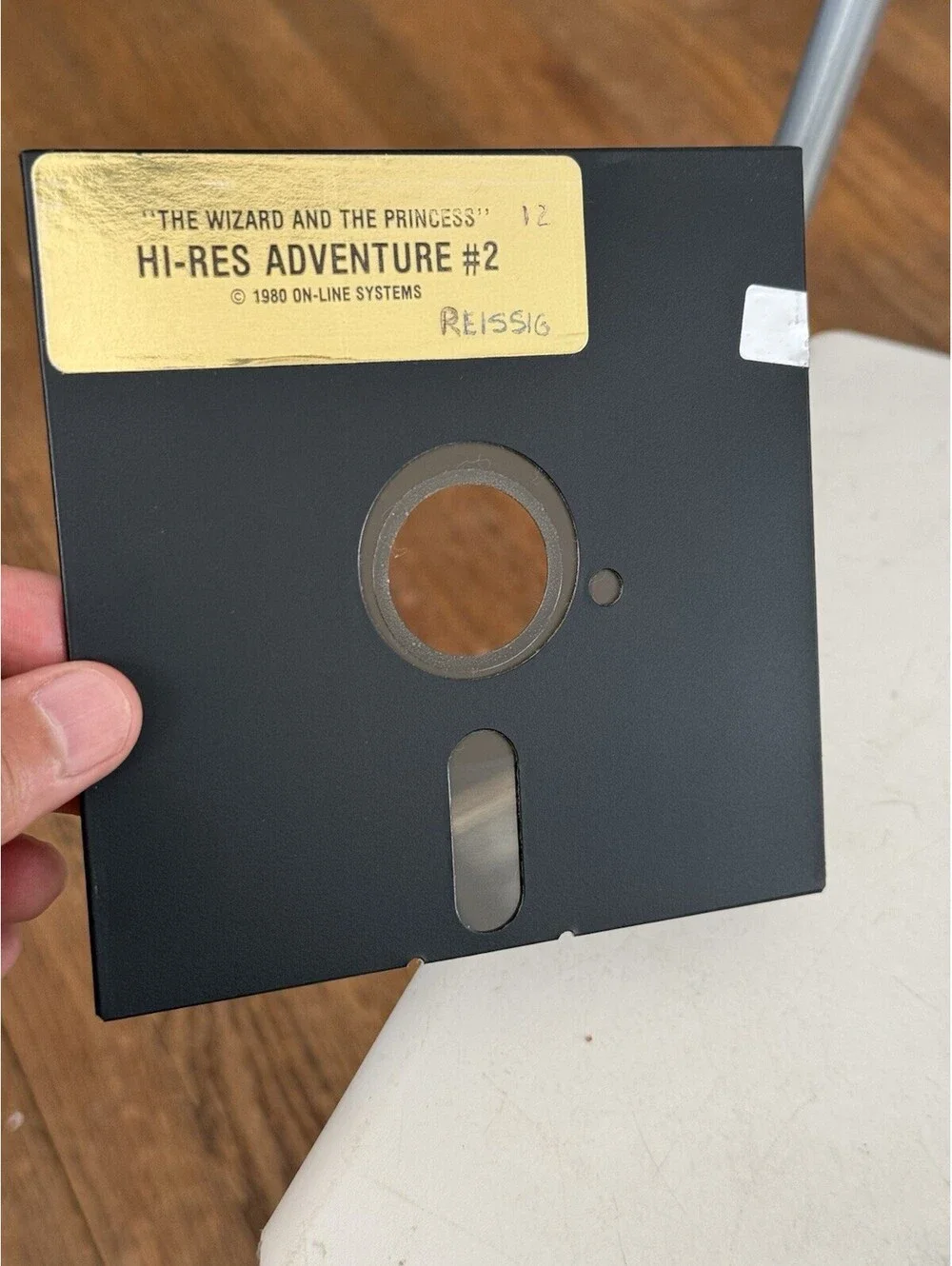 WIZARD AND THE PRINCESS HI-RES ADVENTURE #2 APPLE 2 48K DISK Only